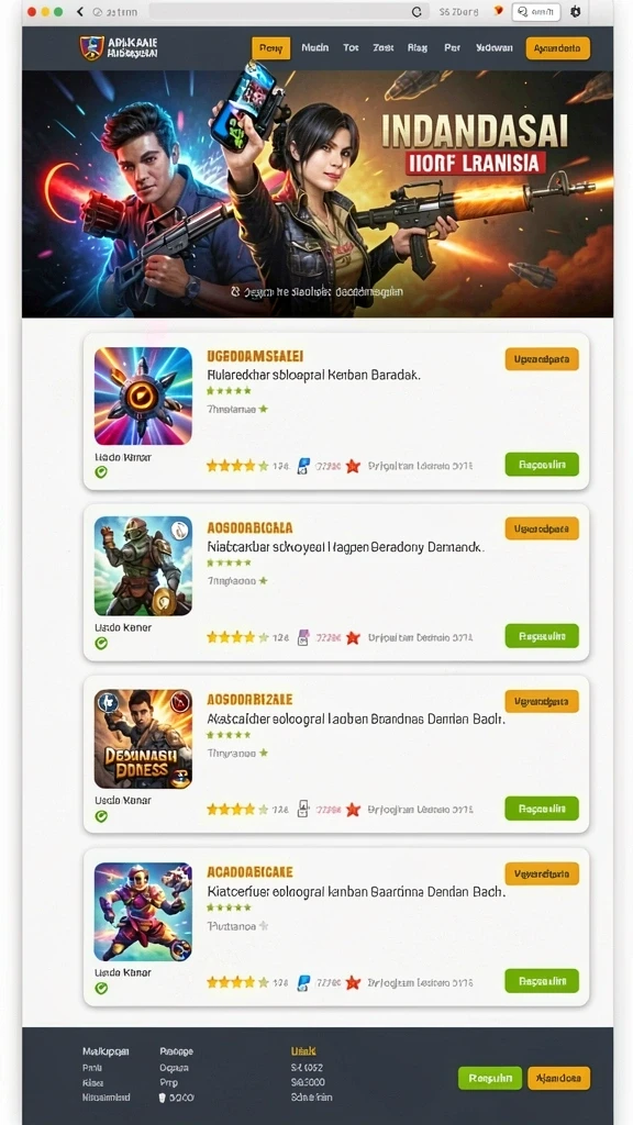 Mode permainan multiplayer yang seru dan kompetitif.