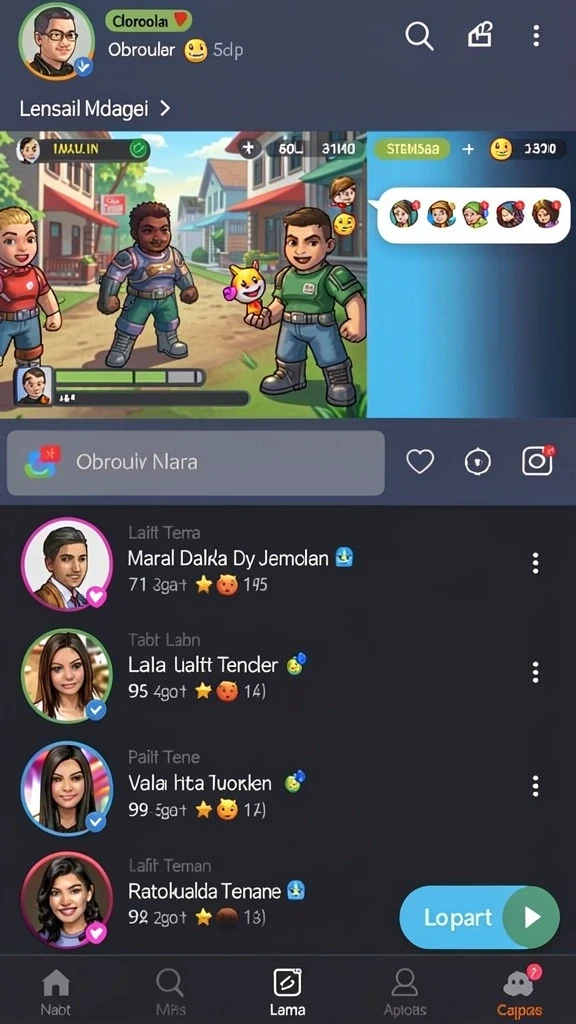 Tampilan antarmuka yang menarik dan mudah digunakan.