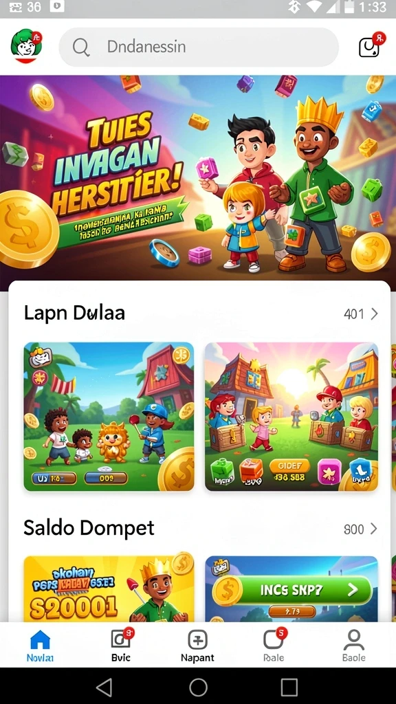 Gameplay seru dengan berbagai karakter.