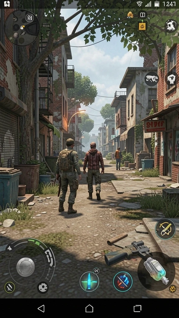 Screenshot aksi pemain dalam mode multiplayer yang kompetitif.