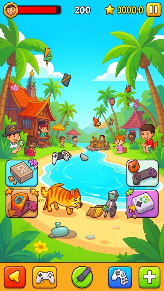 Mode multiplayer mengajak teman bermain bersama.