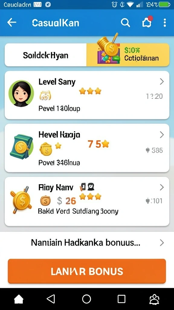 Fitur leaderboard untuk bersaing dengan teman.