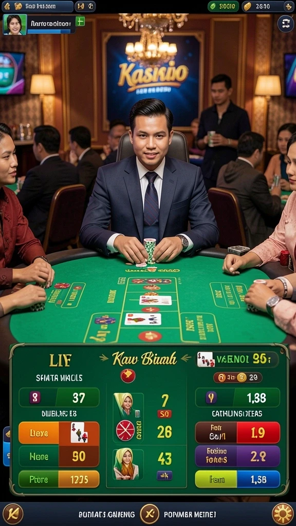 Fitur permainan interaktif yang menghibur para pengguna.