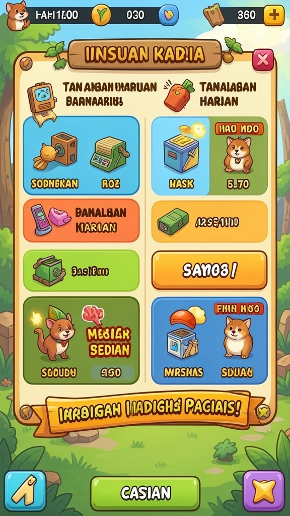 Tampilan antar muka pengguna yang intuitif.