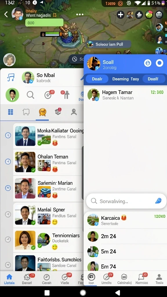 Mode permainan yang beragam untuk semua pemain.
