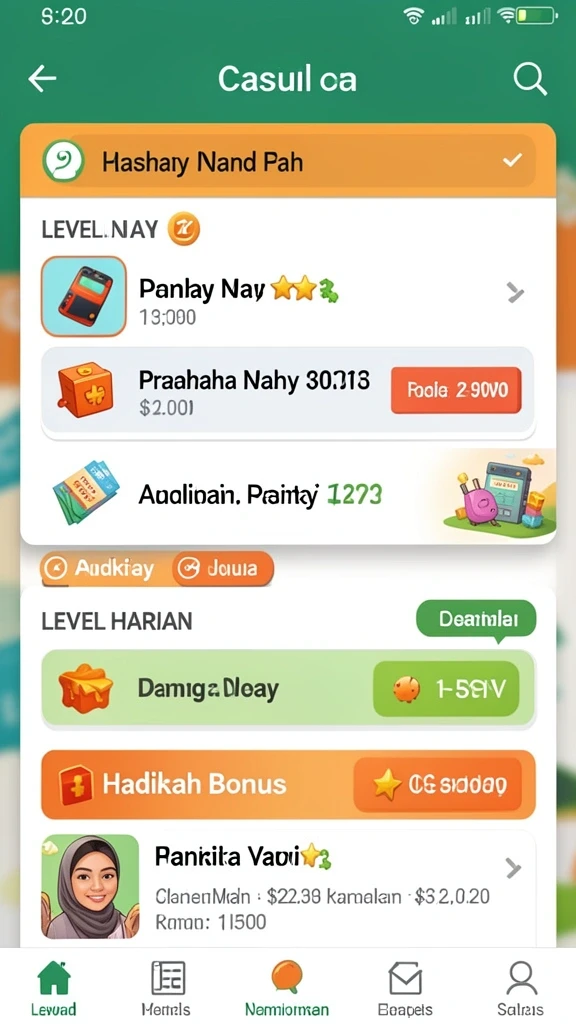 Tampilan antarmuka GOGORUMMY yang menarik.