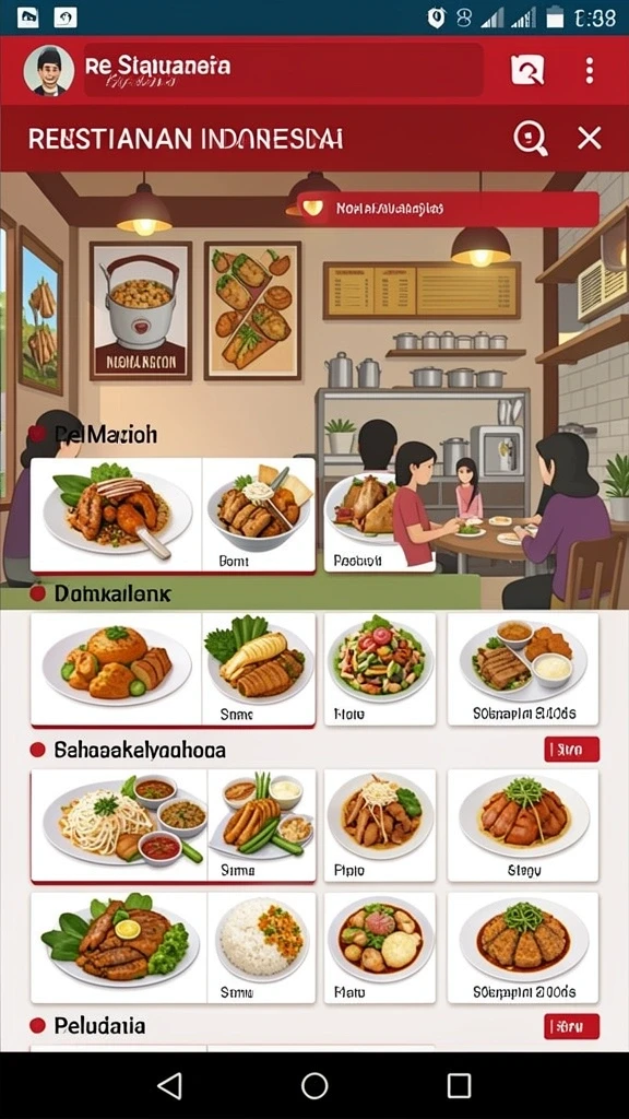 Tampilan antarmuka yang mudah dinavigasi.