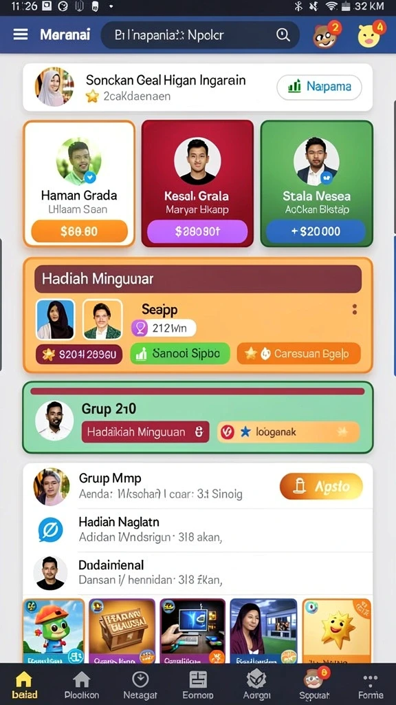 Fitur statistik untuk membantu analisis permainan.