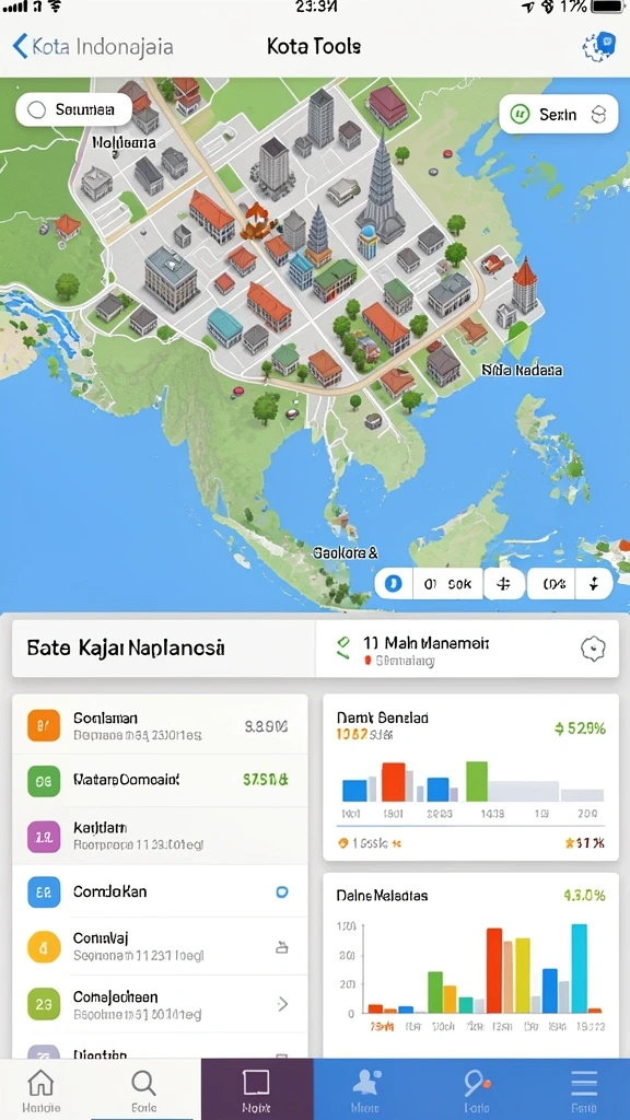 Screenshot aplikasi INDO777 - Menampilkan beberapa pilihan game yang tersedia.