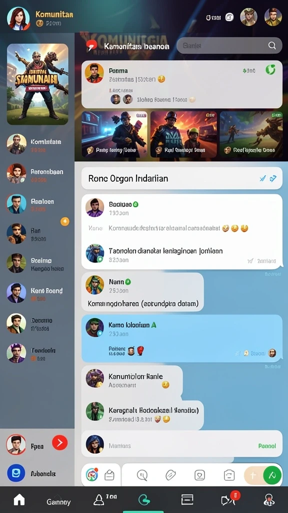 Tampilan antarmuka yang menarik dan ramah pengguna.