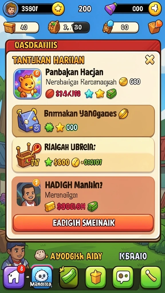Berbagai pilihan permainan yang mengasyikkan untuk dicoba.