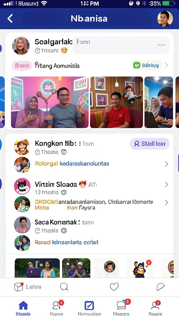 Karakter unik yang dapat dipilih sesuai selera.