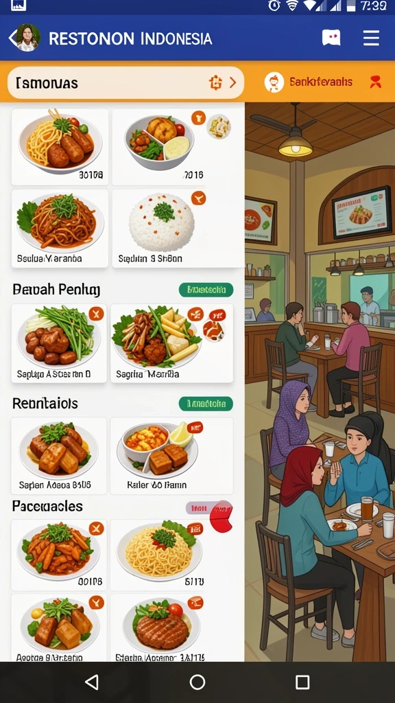 Fitur interaksi pemain yang memukau.