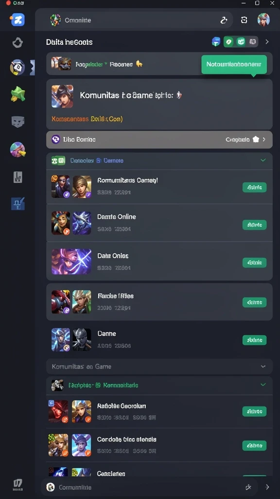 Tampilan awal permainan yang menarik dengan menu yang intuitif.