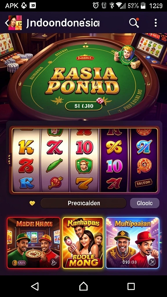 Tampilan menarik dengan tema slot yang beragam.