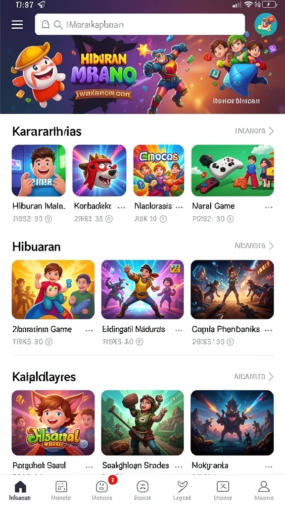Berinteraksi dengan teman di dalam game dengan mudah.