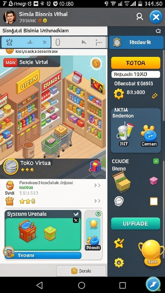 Tampilan antarmuka MUTASITOTO yang menarik dan user-friendly.