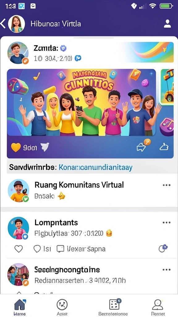 Tampilan antarmuka yang menarik dan sederhana.