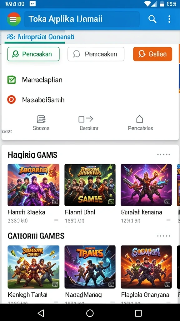 Tampilan antarmuka pengguna yang menarik dan intuitif.