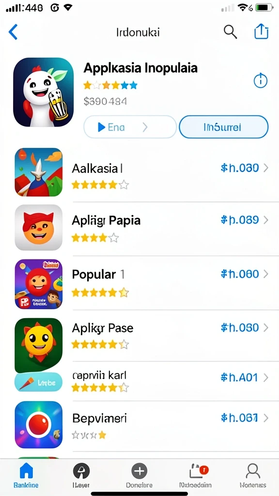 Screenshot menampilkan salah satu level dengan rintangan yang menantang.