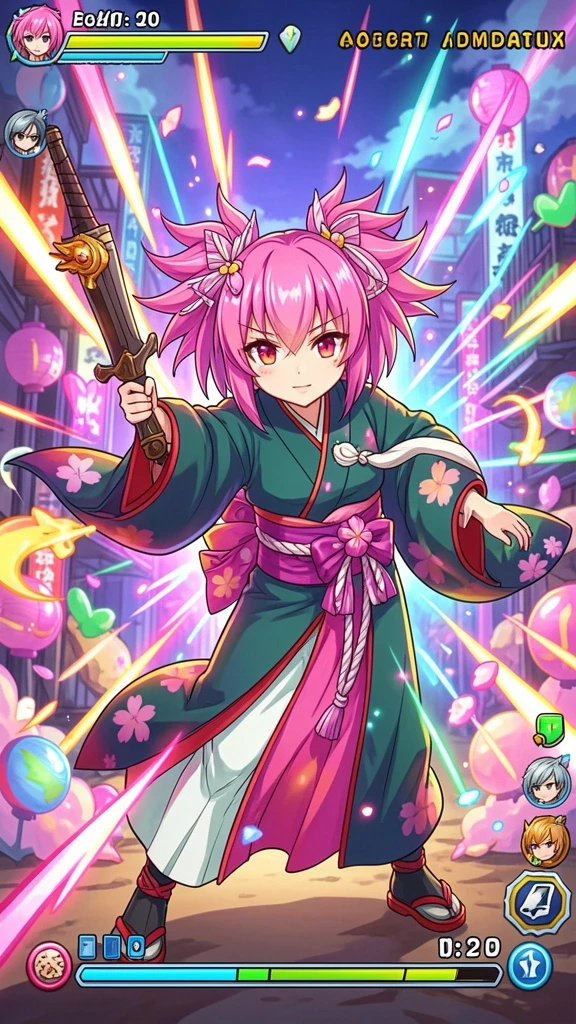 Screenshot memperlihatkan menu power-up yang tersedia dalam game.