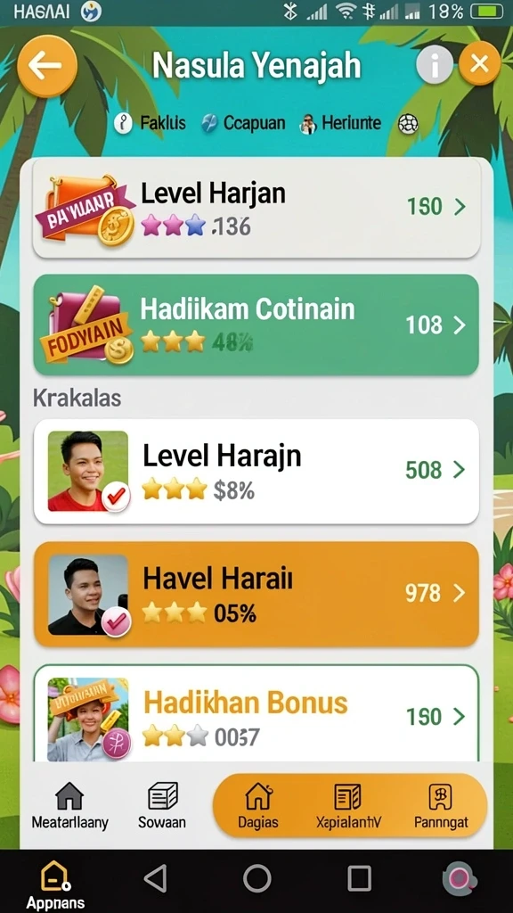 Fitur multiplayer untuk bersaing dengan teman dan pemain lain.