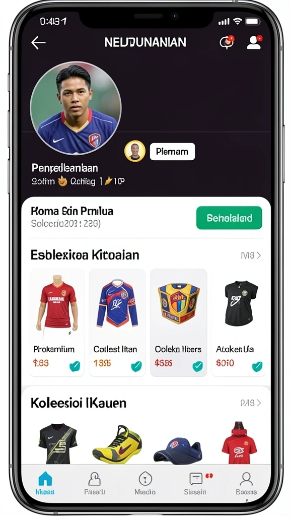 Tampilan antarmuka RAJABANDOT yang menarik dan modern.