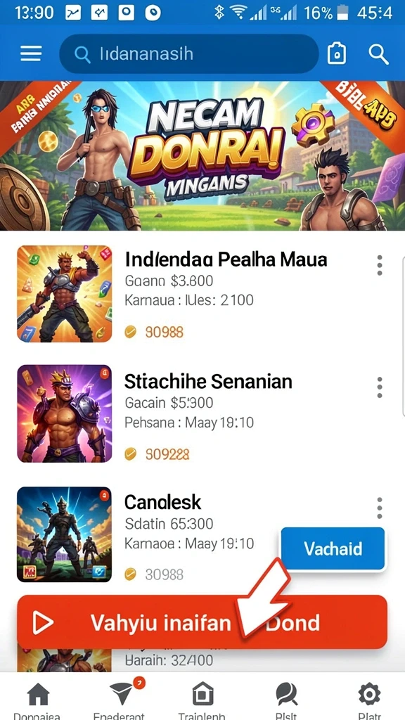 Antarmuka permainan yang intuitif dan mudah digunakan.