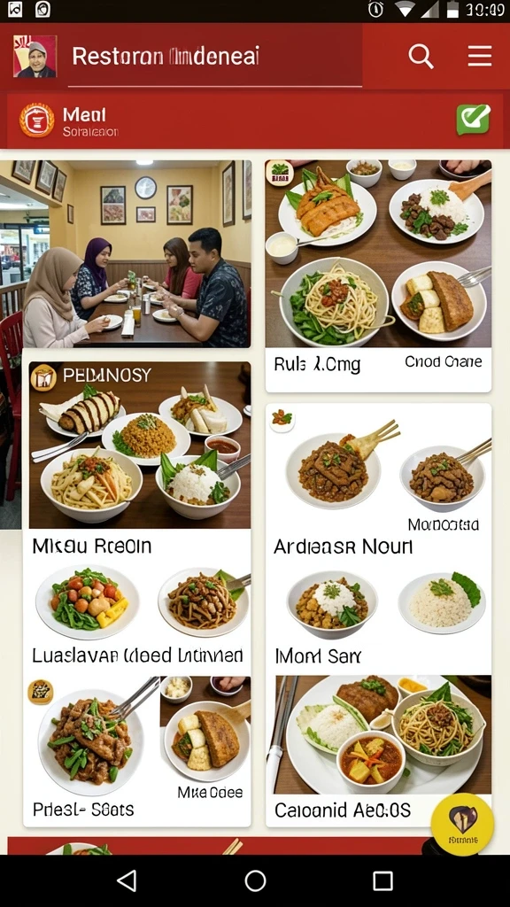Tampilan utama permainan yang menarik dan mudah dinavigasi.