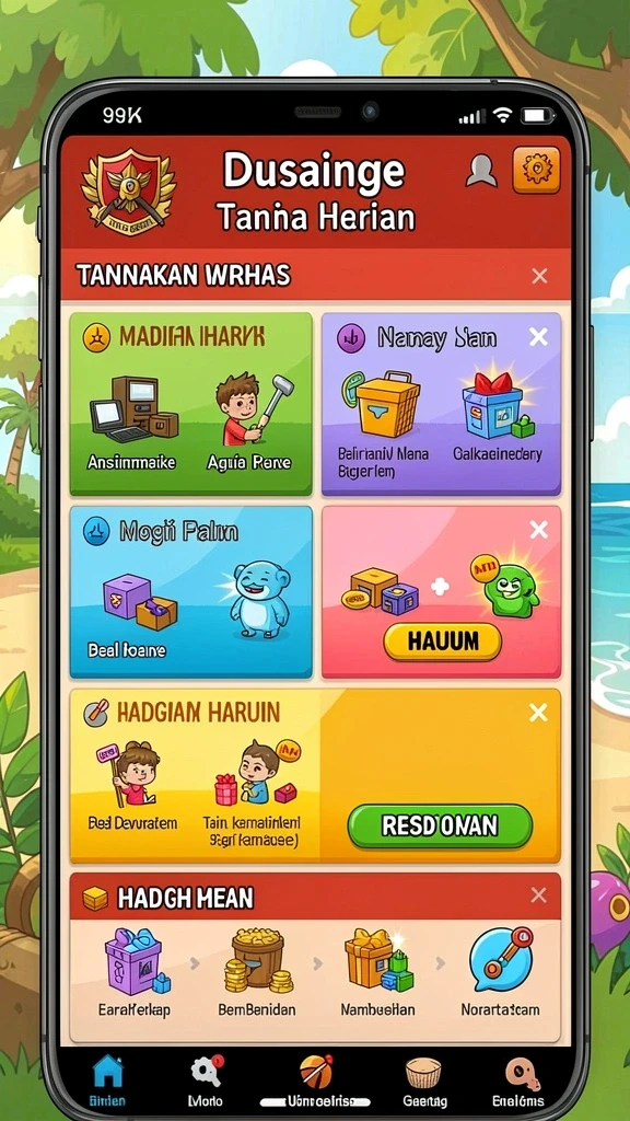 Tampilan antarmuka yang menarik dan mudah dinavigasi.