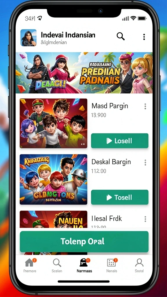Berbagai mode permainan yang menambah keseruan.