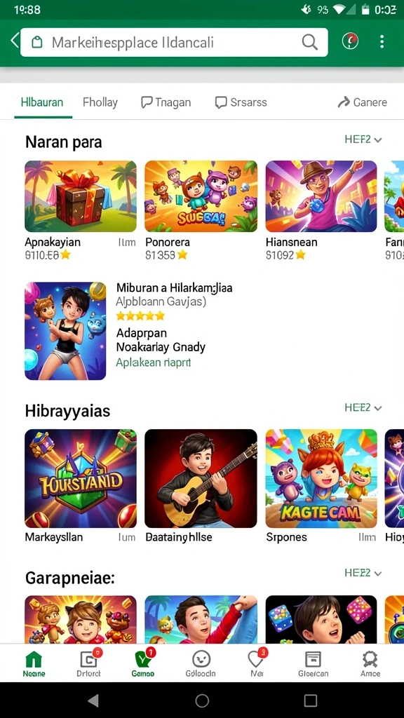 Tampilan antarmuka yang menarik dan user-friendly.