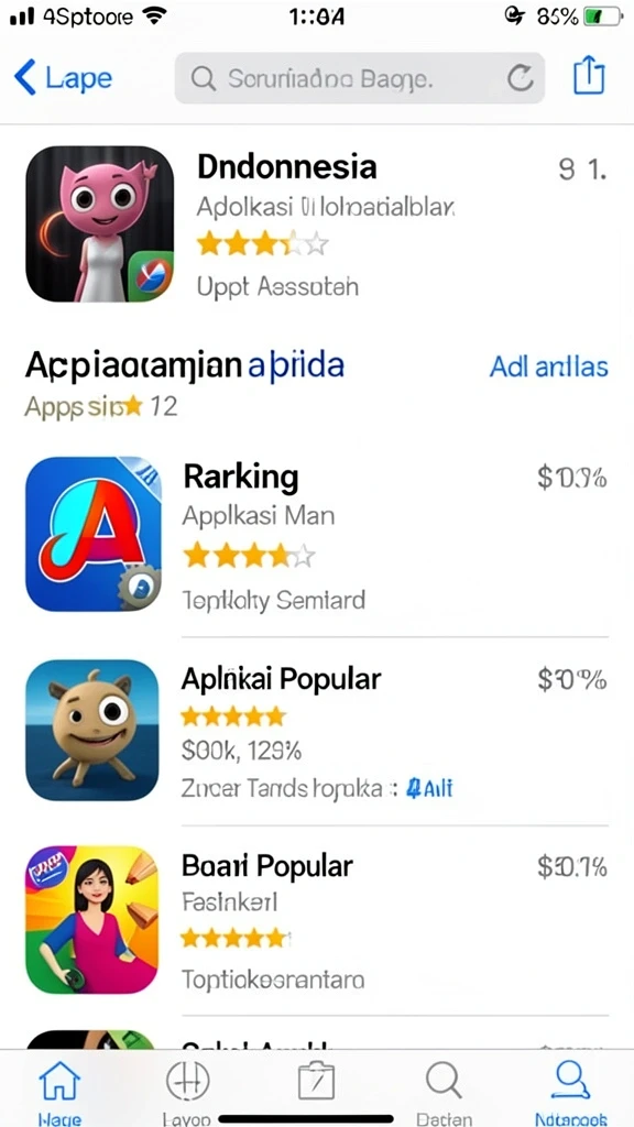 Screenshots menampilkan momen seru dalam permainan.