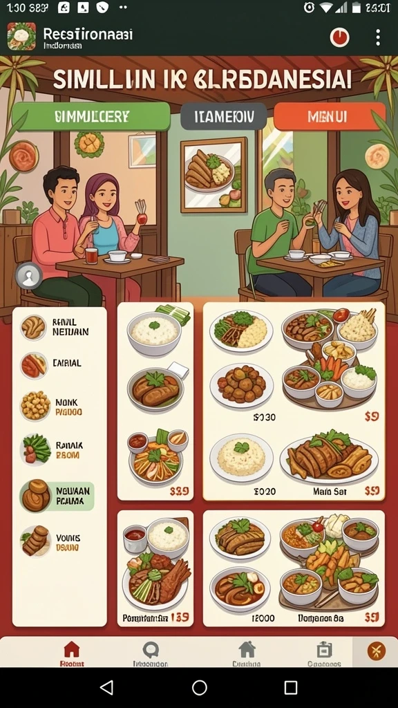 Tampilan antarmuka yang ramah pengguna.