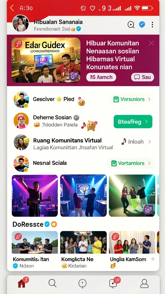 Tampilan antarmuka yang sederhana dan menarik.